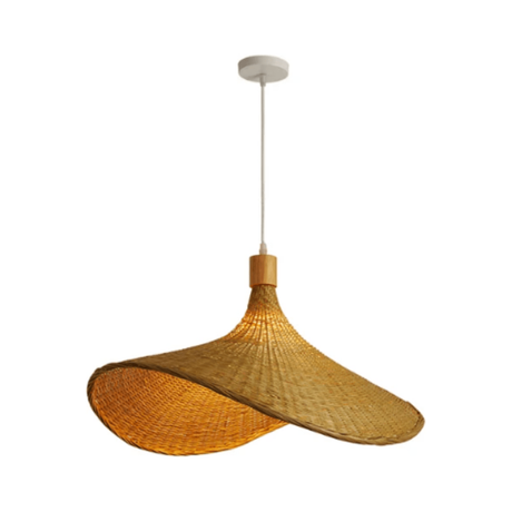 BambooShimmer Light - Rustikalt bambuspendellampa för en naturlig atmosfär Carvallo