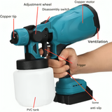 SprayPro Max | Sladdlös Elektrisk Färgspruta för Väggar Carvallo