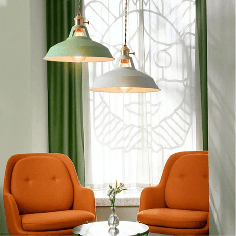 Elegant Industriell LED Taklampa i Metall Carvallo