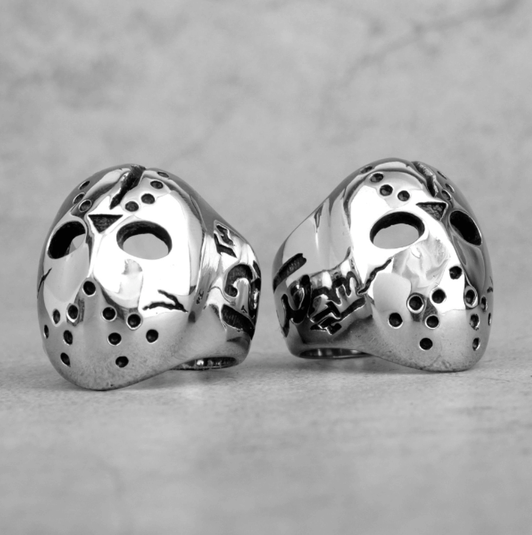 Fredag 13:e Jason Mask Ring-Jewelry for men-Hemnix-Hemnix