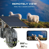 Säkerhetskamera Utomhus Solenergi Trådlös 4G HD Carvallo