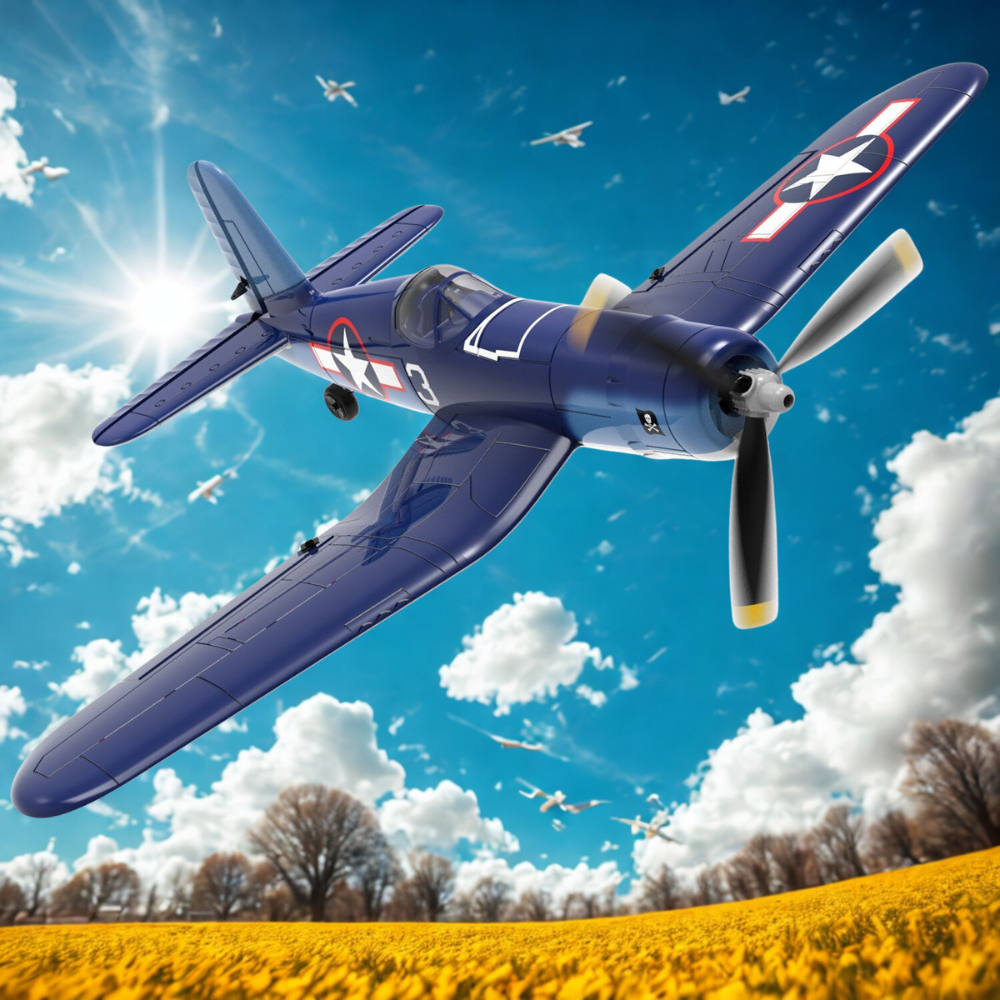 Fjärrstyrd flygplan med enkel aerobatic flygning Carvallo