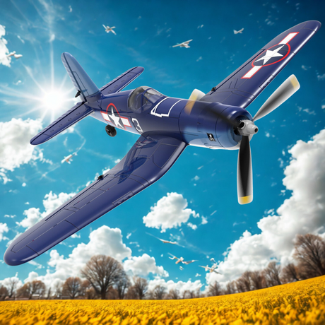 Fjärrstyrd flygplan med enkel aerobatic flygning Carvallo