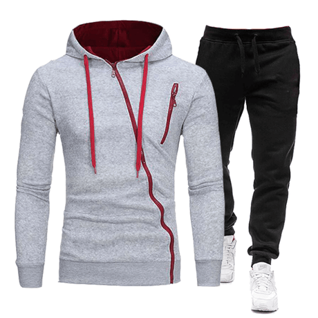 Träningsjacka för män-Clothes for Men-Hemnix-Ljusgrå-S-Hemnix