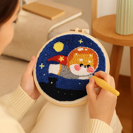 Avkopplande Stickset med olika designer Carvallo