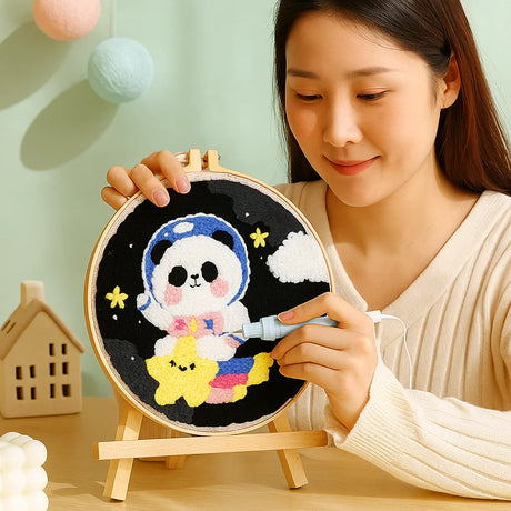 Avkopplande Stickset med olika designer Carvallo