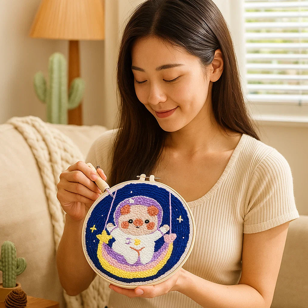 Avkopplande Stickset med olika designer Carvallo