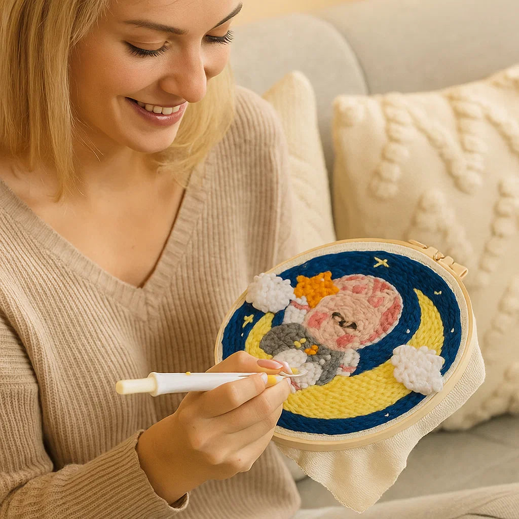 Avkopplande Stickset med olika designer Carvallo