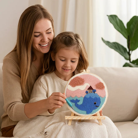 Avkopplande Stickset med olika designer Carvallo