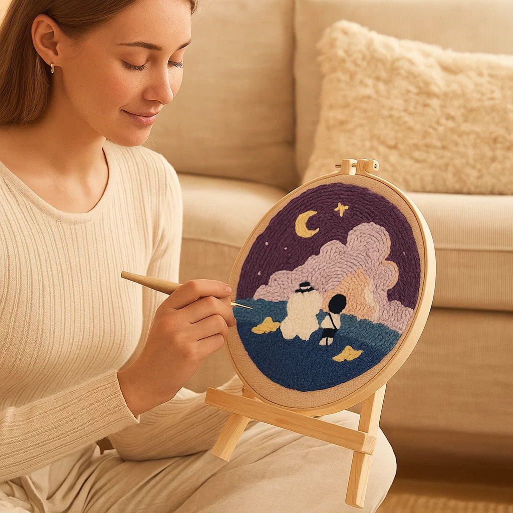 Avkopplande Stickset med olika designer Carvallo