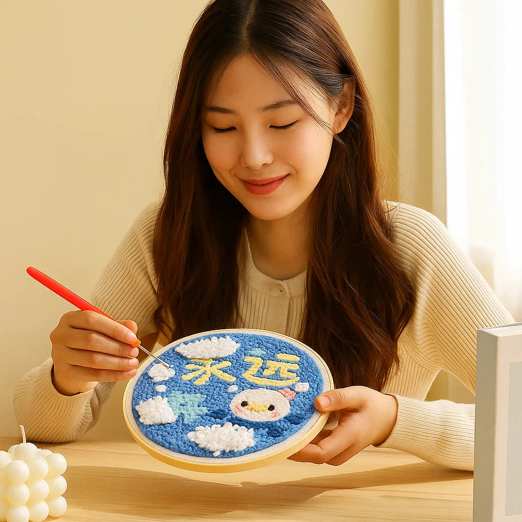 Avkopplande Stickset med olika designer Carvallo