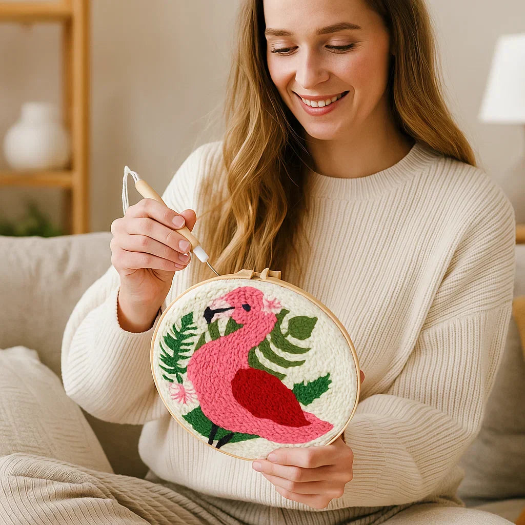 Avkopplande Stickset med olika designer Carvallo