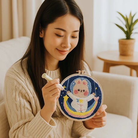 Avkopplande Stickset med olika designer Carvallo