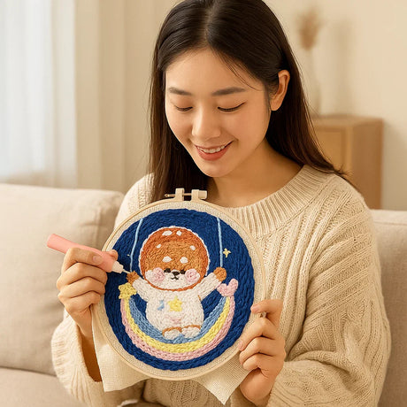 Avkopplande Stickset med olika designer Carvallo