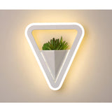 EcoChic Glow - Minimalistisk nordisk konst växtväggslampa för stilfulla glödande Carvallo