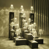 Diamond Glow - Trådlös USB Crystal Shine Nattdukslampan Carvallo