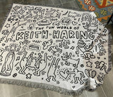 Keith Haring pusselfilt för mysig komfort Carvallo