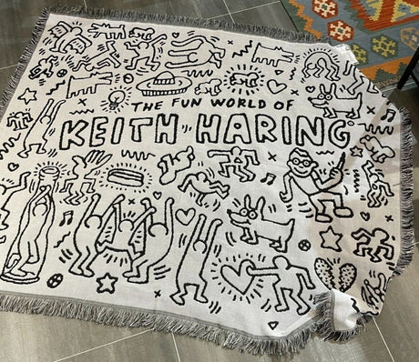 Keith Haring pusselfilt för mysig komfort Carvallo