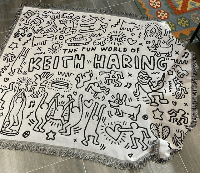 Keith Haring pusselfilt för mysig komfort Carvallo