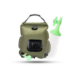 Solarlångduschpåse med avtagbar slang och av/på-brytare Carvallo