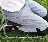 Hopfällbar trädgårdssits och knäböjare med verktygsficka MILA Sverige