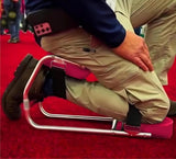 Hopfällbar trädgårdssits och knäböjare med verktygsficka MILA Sverige