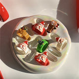 Handgjord Keramisk Dekorativ Mini Ringställsfat Carvallo