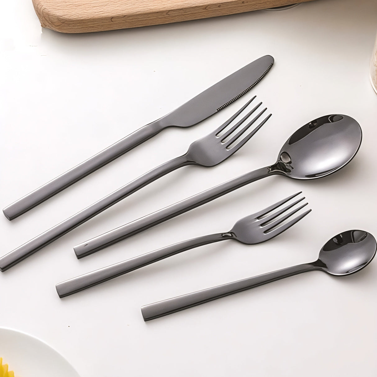 Bestickset Modern Rostfritt Stål Middagsservice Carvallo