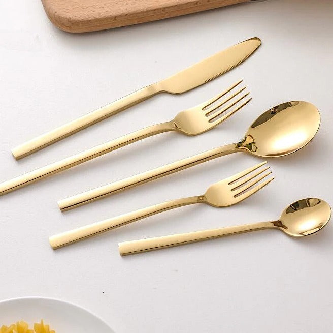 Bestickset Rostfritt Stål Modern Silver 30 delar Carvallo