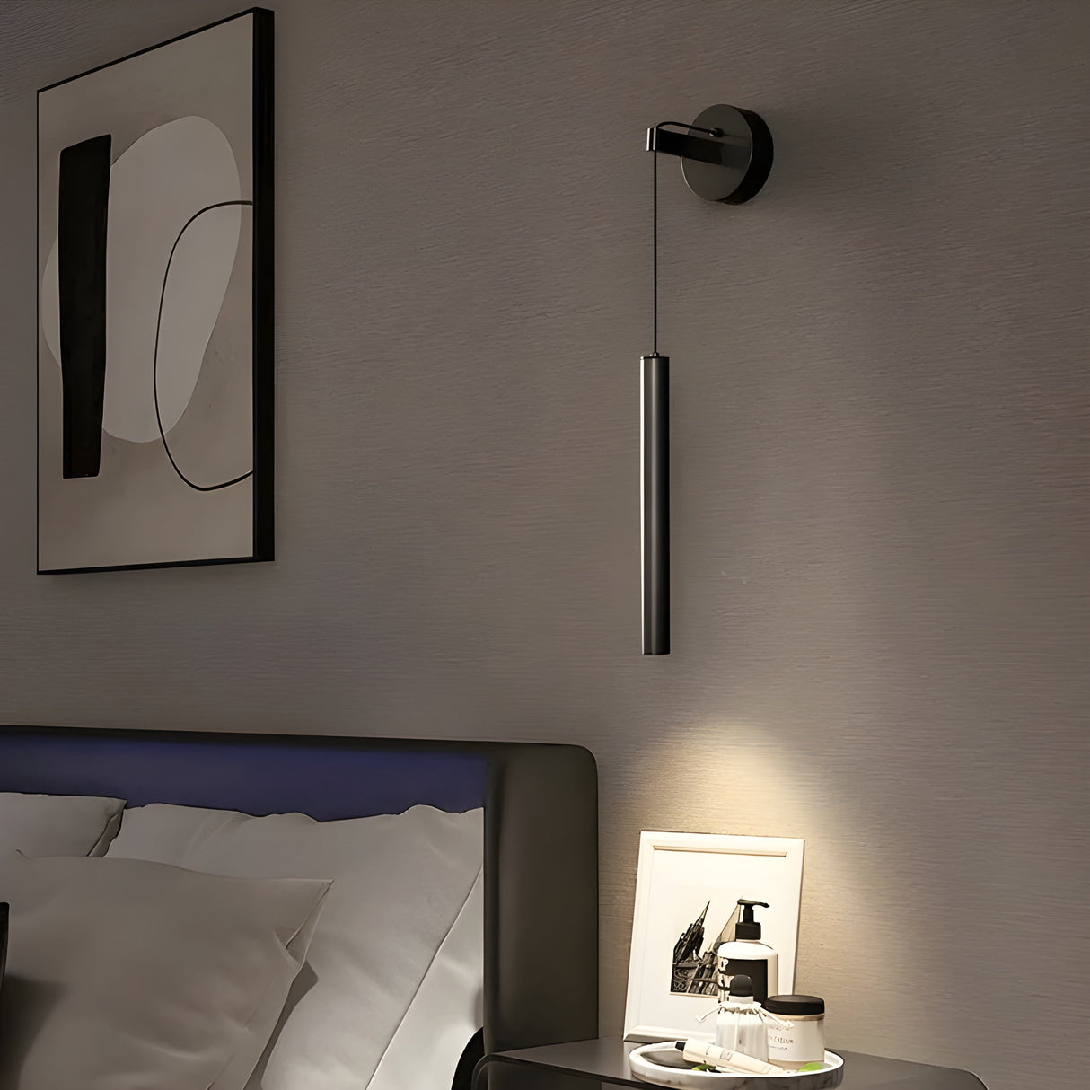 GlideAura Light - Nordisk Minimalistisk Væglampe Carvallo