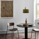 Formiva Pendel Lampa | Retro Modern Glas Skärm | Ambient E26 Belysning | Hårdkopplad Takarmatur Carvallo