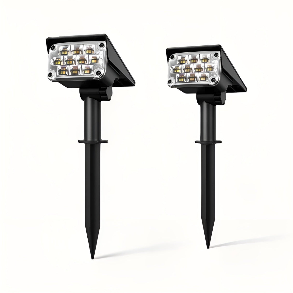 2x SunBeam Light – Batteridriven LED Solgårdslampa Carvallo