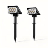 2x SunBeam Light – Batteridriven LED Solgårdslampa Carvallo