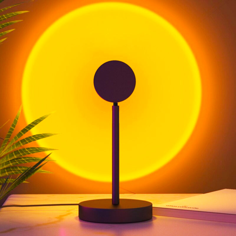 Solnedgångslampa med 16 färger fjärrkontroll LED-ljus Carvallo