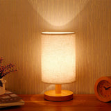 Skandinavisk Trä Sänglampa med Touch Control Design Carvallo