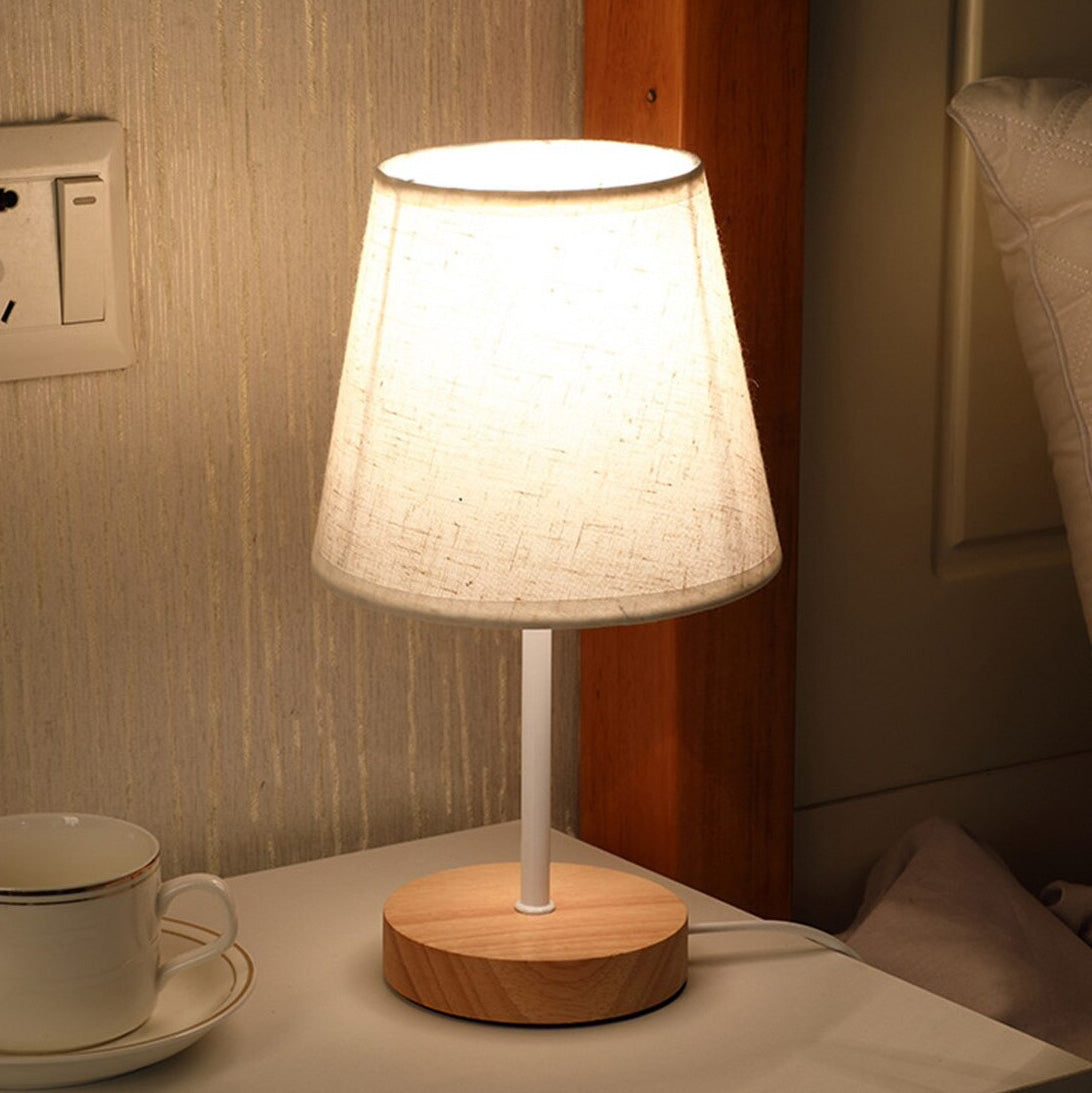 Skandinavisk Trä Stella Sänglampi Beröringskänslig Design Carvallo