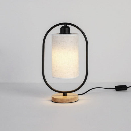 UrbanWood – Industristil Bordslampa i Trä med Metallaccent Hemnix