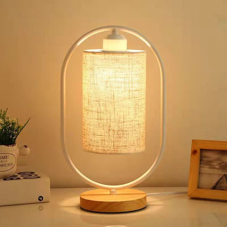 UrbanWood – Industristil Bordslampa i Trä med Metallaccent Hemnix