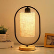 UrbanWood – Industristil Bordslampa i Trä med Metallaccent Hemnix