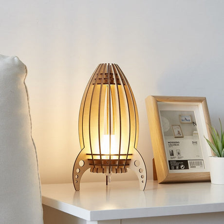 Rocket Sänglampa för Barn - Vintage Edison Stil Carvallo
