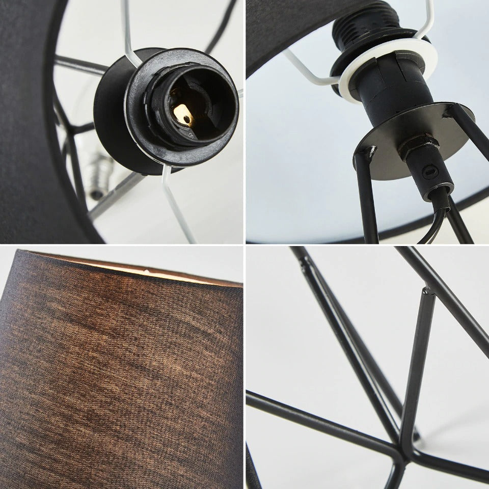 Industriell Sänglampa med Färgglada Pärlor och Mjuk Belysning Carvallo