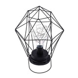 Industriell batteridriven sänglampa med färgglada pärlor Carvallo