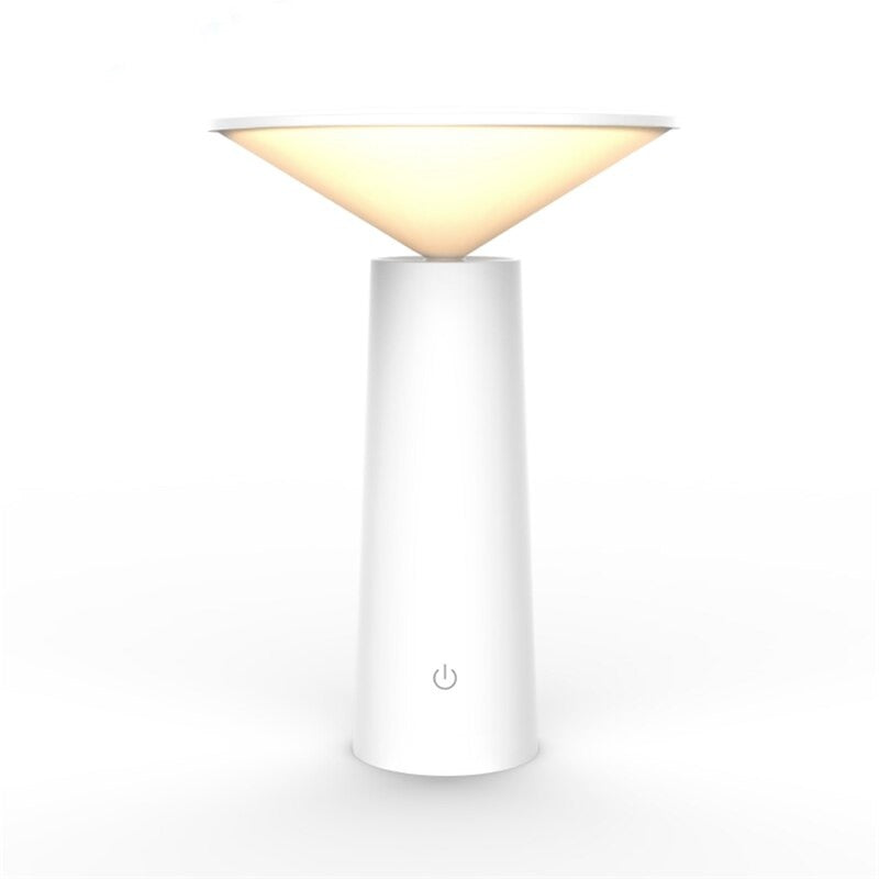 Uppladdningsbar LED Bordslampa – Bokformad Design med Varmt Ljus & USB-Laddning Hemnix
