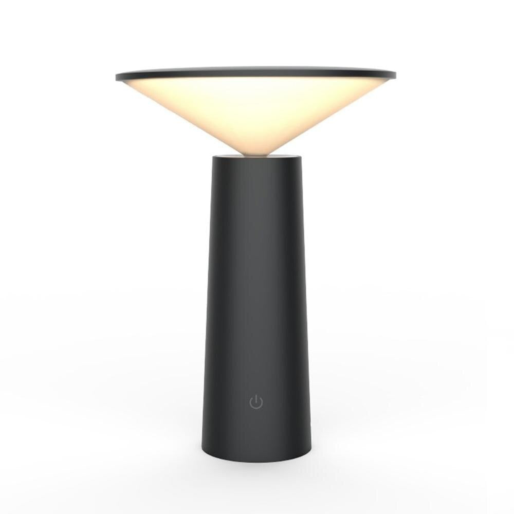 Uppladdningsbar LED Sänglampa - Elegant Bokstil Design Carvallo