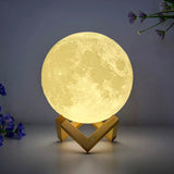 Minimalistisk Tryckkänslig Måne Sänglampa LED Glöd Carvallo