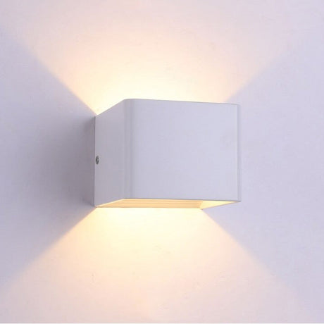 Cubic Väggsängs Lamparm LED Minimalistisk Design för Sovrum Carvallo