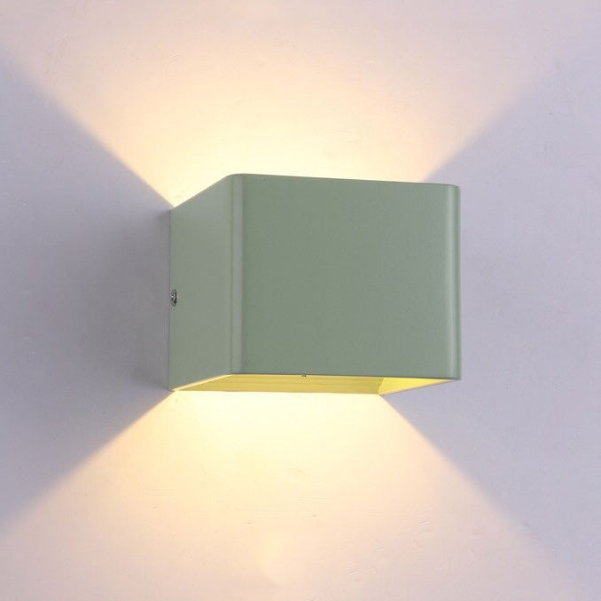 Cubic Väggsängs Lamparm LED Minimalistisk Design för Sovrum Carvallo