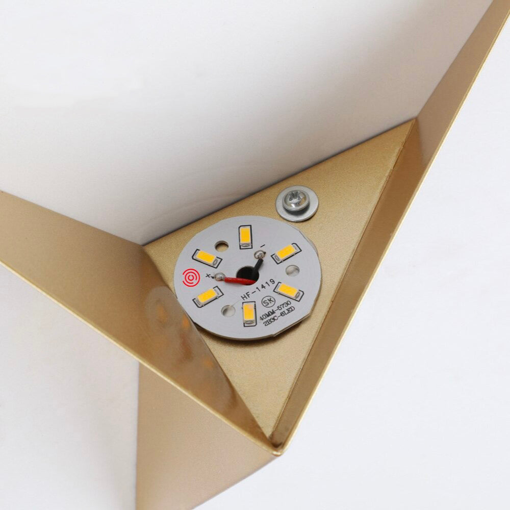 Metal Star Väggbordslykta med Touch Control och 8 Färger Carvallo