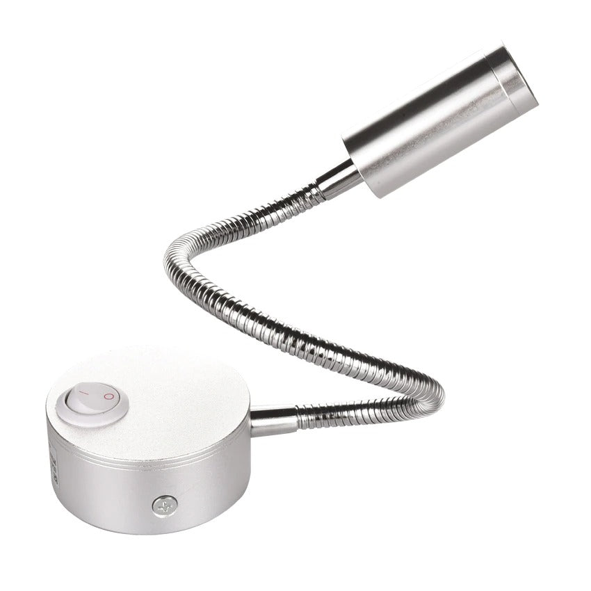 Riktad LED Väggsänglampa med Flexibel Arm Carvallo