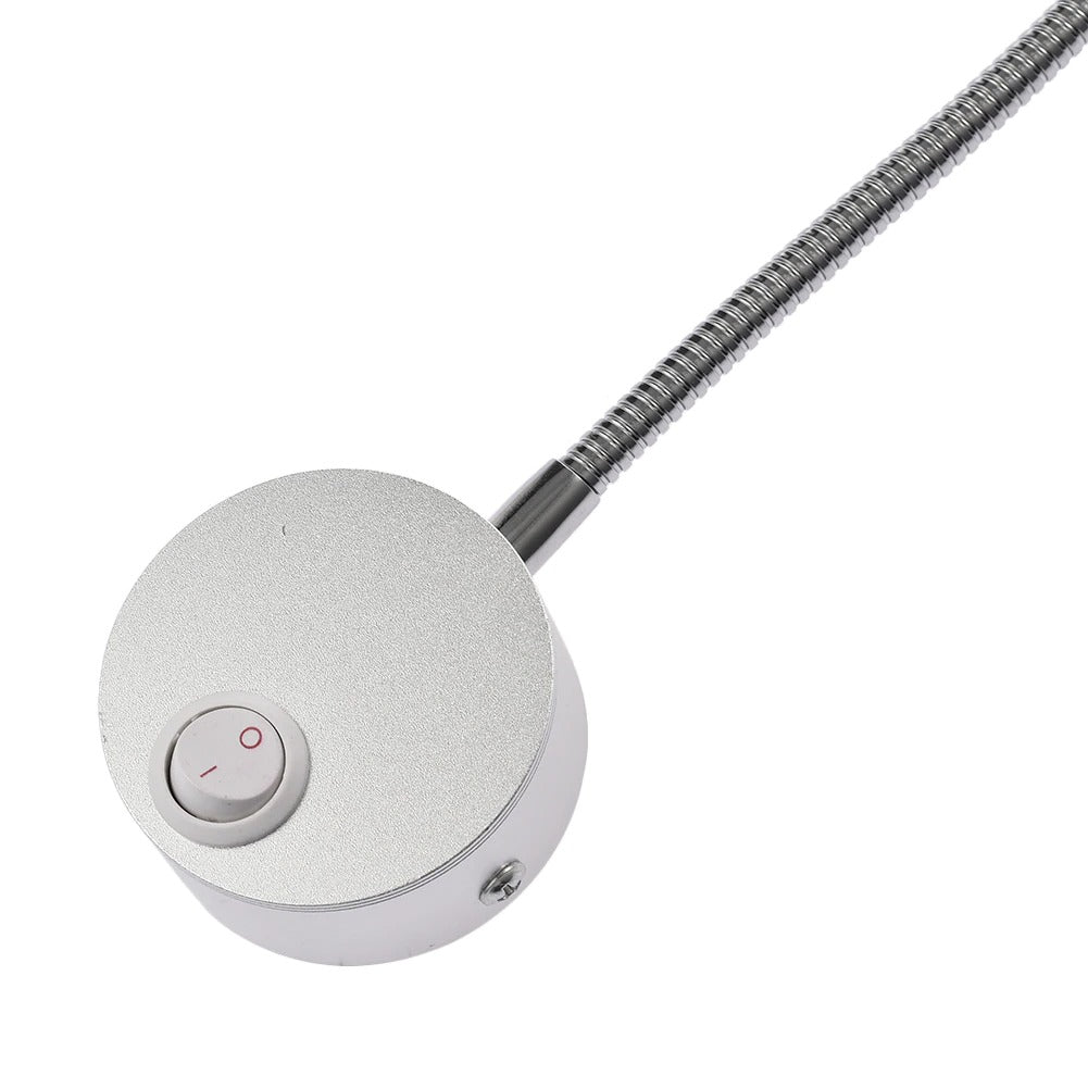 Rund LED Vägg Sänglampor med Flexibel Design och Mjuk Ljus Carvallo